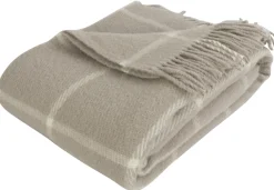 Uldplaid 130x200 cm - 100% Ren ny uld - Thor sand